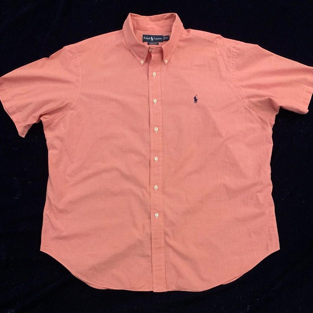 RALPH LAUREN SS Classic Fit Tiny Check Shirt - Picture 2 of 7